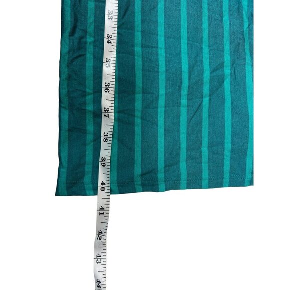 Lularoe Women's Turquoise Striped Dress - Picture 6 of 6